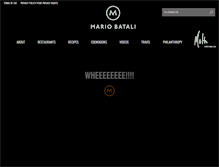 Tablet Screenshot of mariobatali.com